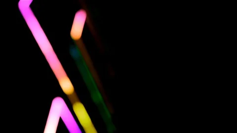 Abstract background with multicoloured geometries. Red, green, orange, Indigo, p Stock Footage 90913675