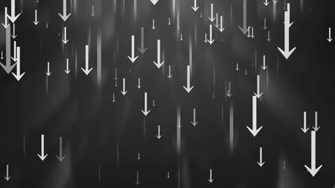 Abstract background with multiple downward arrows in warm tones, symbolizin.. Stock Footage 308740839