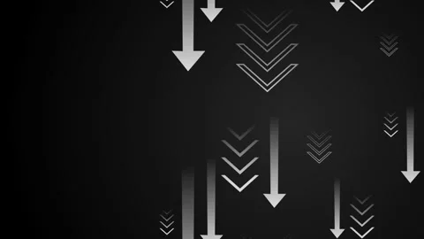Abstract background with multiple downward arrows modern minimal design ani.. Stockbeeldmateriaal 334965198