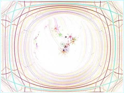 Abstract background Multiple Kaleidoscope Techno Dance or Dubstep Stock Illustration
