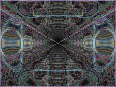 Abstract background Multiple Kaleidoscope Techno Dance or Dubstep 스톡 일러스트
