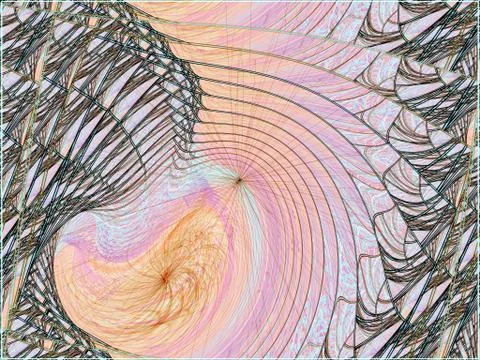 Abstract background Multiple Kaleidoscope Techno Dance or Dubstep Stock Illustration