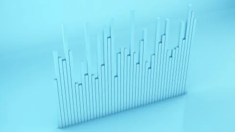 Abstract background with music graphic equalisers Stock Illustration