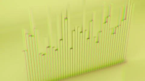 Abstract background with music graphic equalisers Stock Illustration