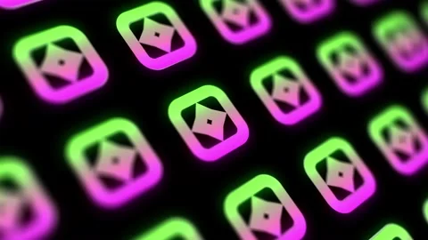 Abstract background. Neon glow. 4K loop Stock-Footage 235415841