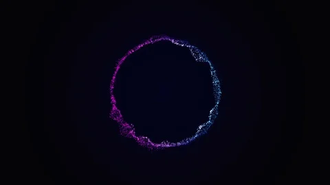 Abstract Background, Neon Glowing Lines Stock Footage 123864952