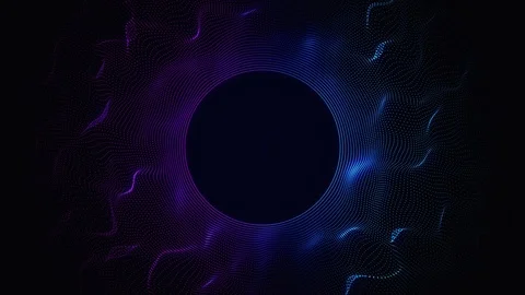Abstract Background, Neon Glowing Lines Video stock 123864953