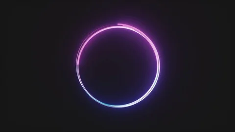 Abstract Background, Neon Glowing Lines Video stock 123865007