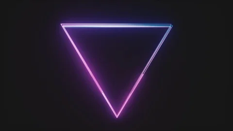 Abstract Background, Neon Glowing Lines Video stock 123865041