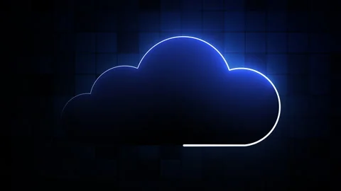 Abstract background with neon light  Animated Shapes Stock Footage 302367846