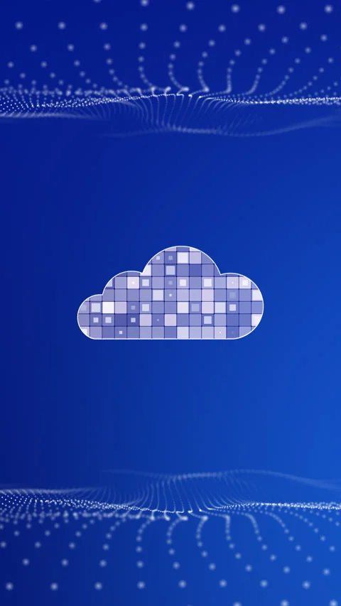 Abstract background with neon light  Animated Shapes Video stock 302367860