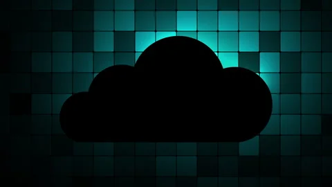 Abstract background with neon light  Animated Shapes Stock Footage 302367896