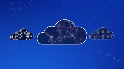 Abstract background with neon light  Animated Shapes Stock Footage 302367970