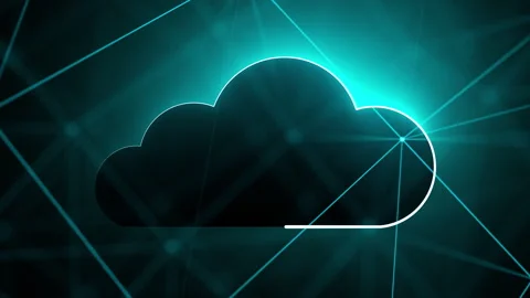 Abstract background with neon light  Animated Shapes Stock Footage 302368147