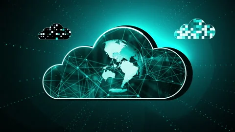 Abstract background with neon light  Animated Shapes Stock Footage 302368294