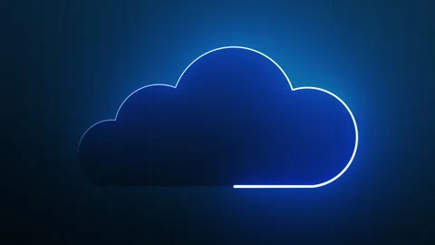 Abstract background with neon light  Animated Shapes Stock Footage 302368516