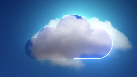 Abstract background with neon light  Animated Shapes Stock Footage 302368578