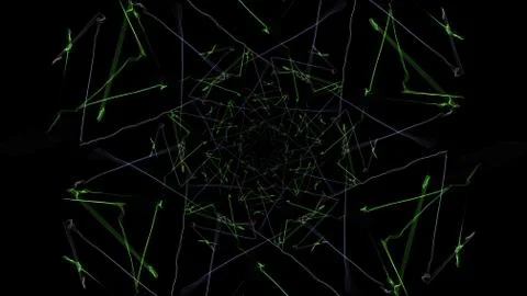 Abstract background - Neon light star. Stock Illustration