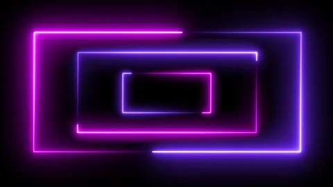 Abstract background neon light Violet and Purple rectangle Video stock 286170719