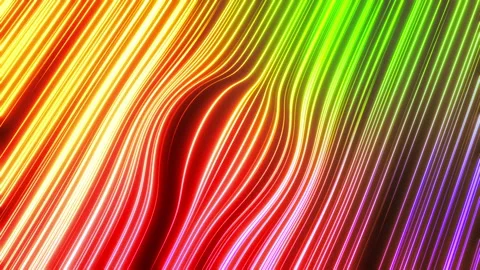Abstract background neon lines concept of distortion or big data Stock-Footage 164080903