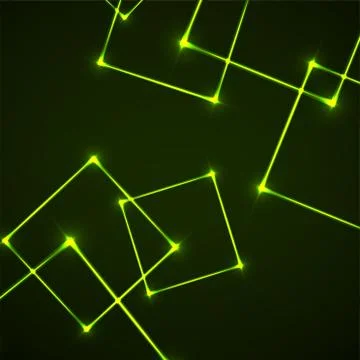 Abstract background with neon squares for design Stock Illustration