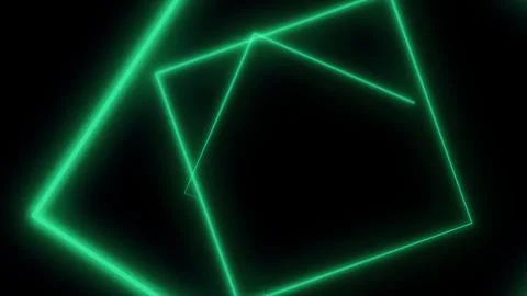 Abstract background with neon triangles. Seamless loop. Neon Triangular Electric Stock Illustration