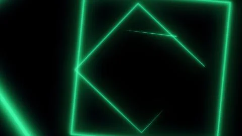 Abstract background with neon triangles. Seamless loop. Neon Grid Square Loop Stock Illustration