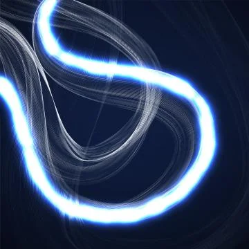 Abstract background with neon waves, vector, eps 10 Illustrazione stock