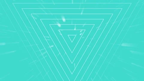 Abstract background with nested triangle outlines and motion blur streaks a.. Видео 339280414