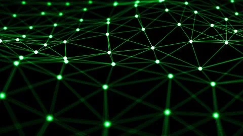 Abstract background with Neuron network Illustrazione stock