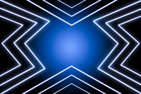 Abstract background of night neon lights , blured out lines Stock Illustration