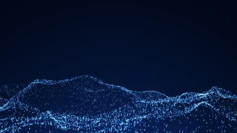 Abstract background with numbers. 3d rendered Stock Illustration