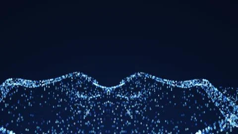 Abstract background with numbers. 3d rendered Stock Illustration