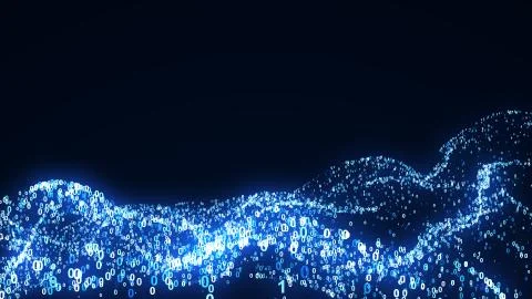 Abstract background with numbers. Digital backdrop Stock Illustration