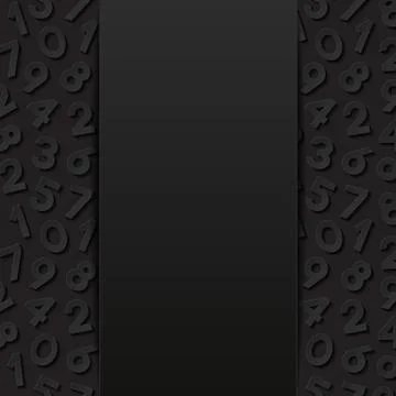Abstract background with numbers 스톡 일러스트