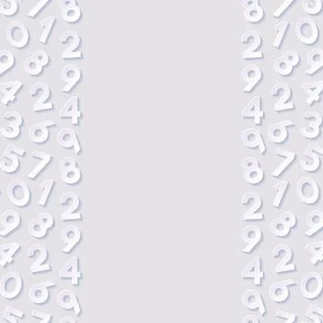 Abstract background with numbers Stock Illustration