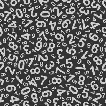 Abstract Background with Numbers. Stockillustratie