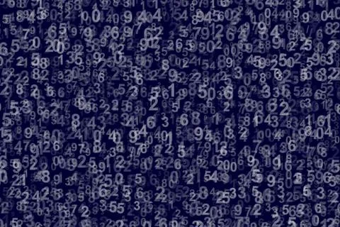 Abstract Background with Numbers. 스톡 일러스트