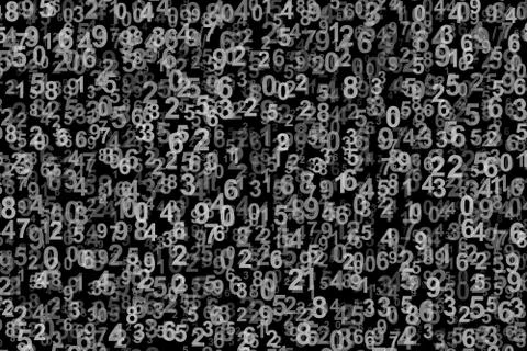 Abstract Background with Numbers. 스톡 일러스트