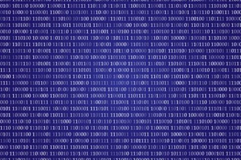 Abstract Background with Numbers. Stock Illustration