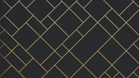 Abstract background in oblique rectangular style,geometric line with gold p.. Stock Photos