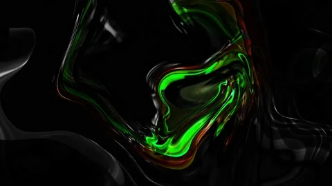 Abstract background oily glossy material twisted liquid animation Stock-Footage 167646992