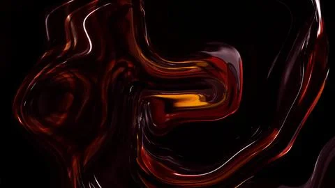Abstract background oily glossy material twisted liquid d10 Stock Illustration