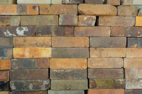 Abstract background. Old brick wall. Detailed texture Stock Photos