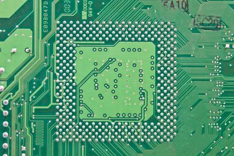 Abstract background with old computer circuit board Foto stock