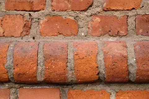 Abstract background of an old red brick wall Stock Photos