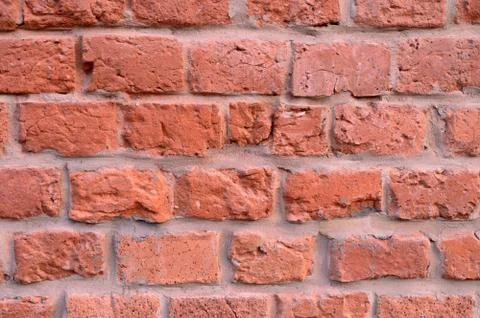 Abstract background of an old red brick wall Stock Photos