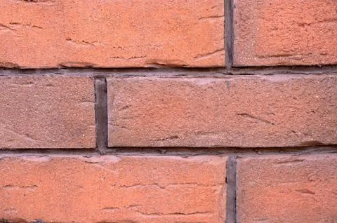 Abstract background of an old red brick wall Fotos de archivo