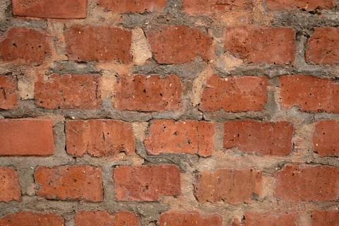 Abstract background of an old red brick wall Stock Photos