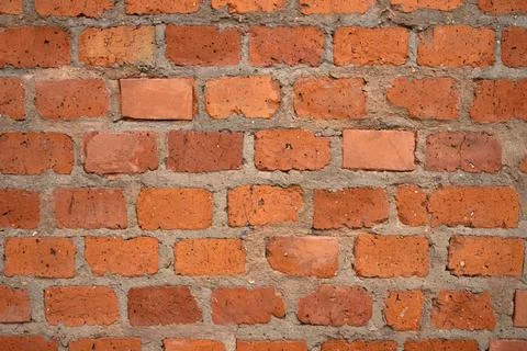 Abstract background of an old red brick wall Stock Photos